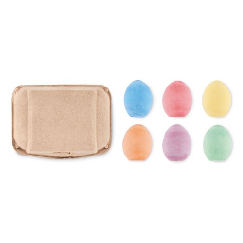 Box with 6 chalk eggs - Image 3